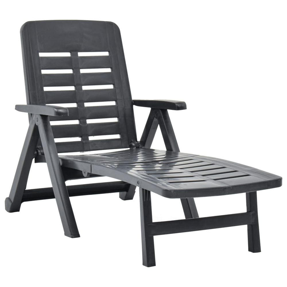 VIDAXL CHAISE LONGUE PLIA 34-(917290)