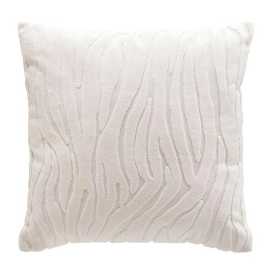 Housse de coussin bouclette