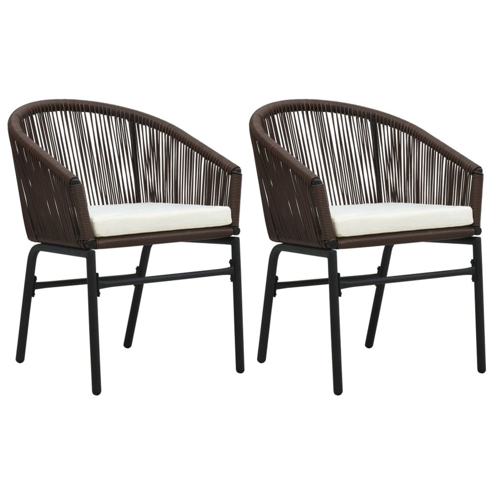 VIDAXL CHAISES DE JARDIN 47-(918810)