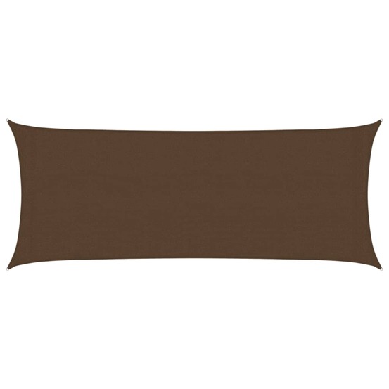 Voile d'ombrage 160 g/m² marron 2x4,5 m pehd