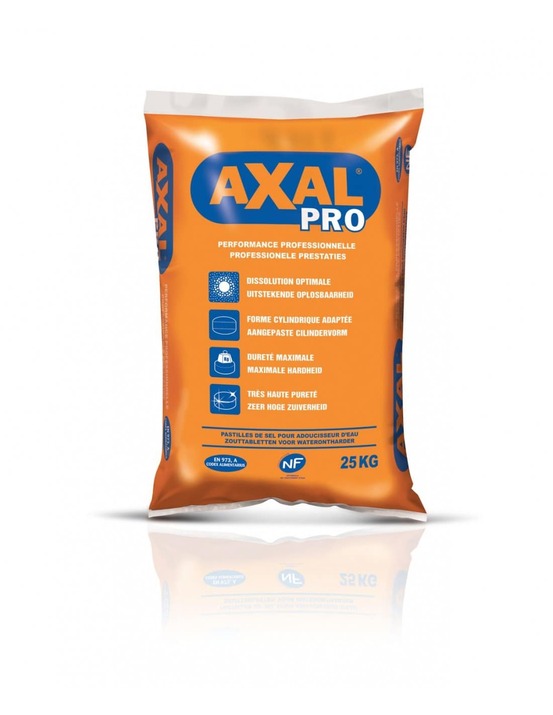 Sel pour adoucisseur d'eau sac 15kg - axal pro