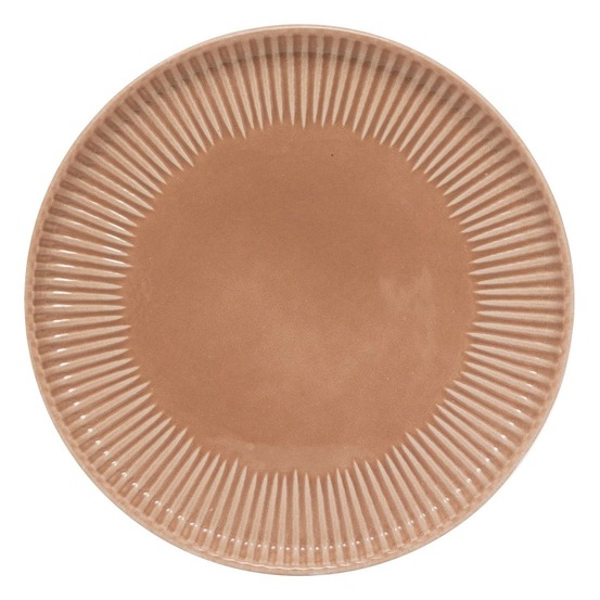 Assiette dessert chloe mocha d20,5xh2,2cm