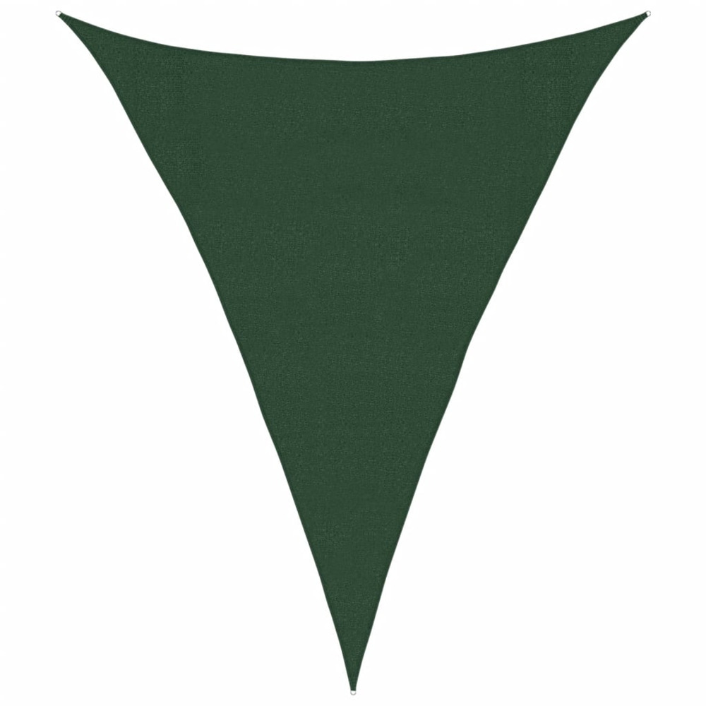 Voile d'ombrage 160 g/m² vert foncé 3x4x4 m pehd