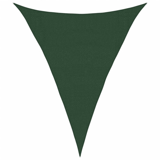 Voile d'ombrage 160 g/m² vert foncé 3x4x4 m pehd