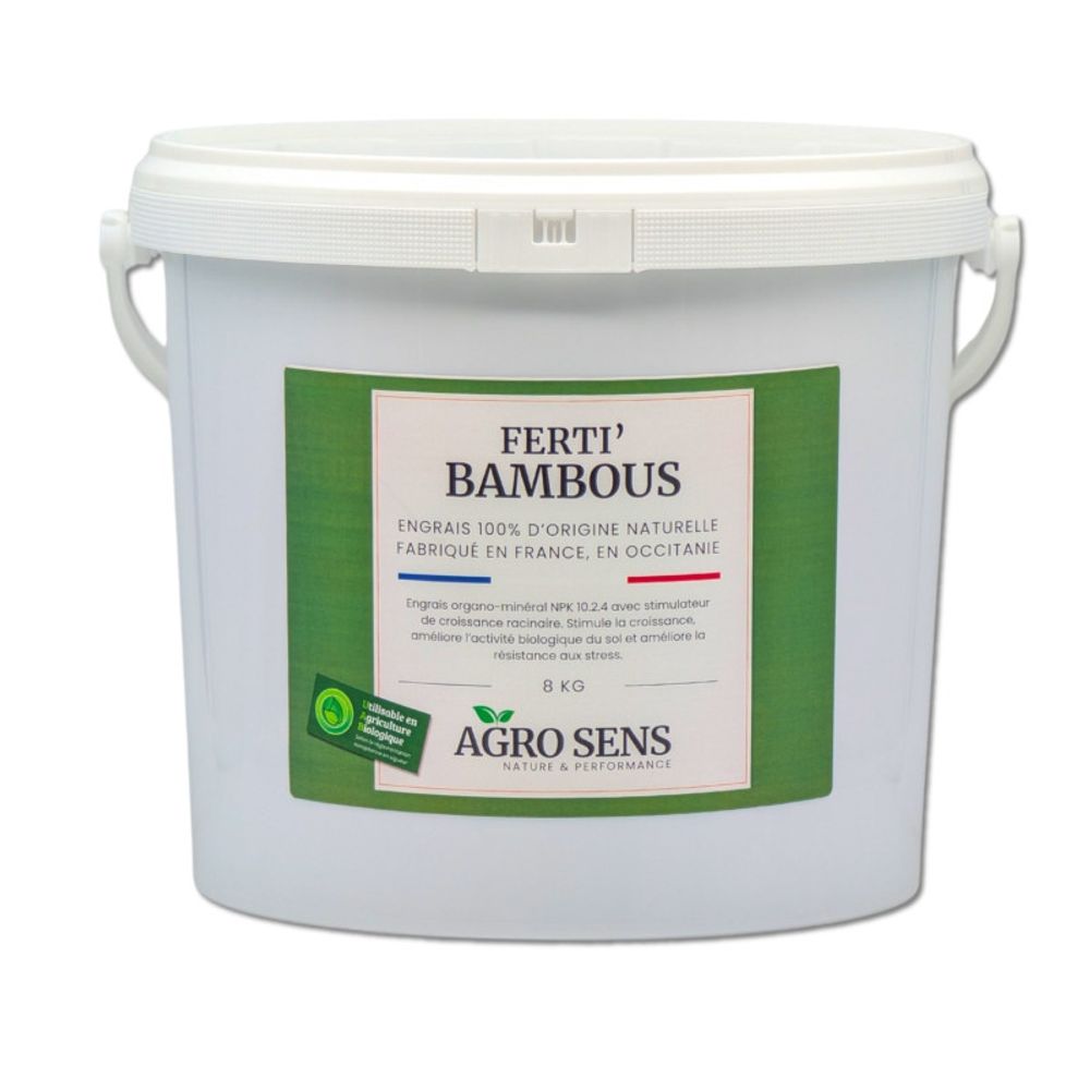 Ferti bambous - engrais pour bambous et graminées - seau 8 kg