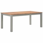 Table de design bois de chêne solide - 180x90x74cm