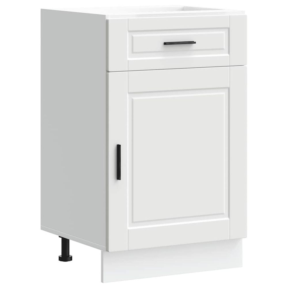 Armoire de cuisine porto blanc bois d'ingénierie