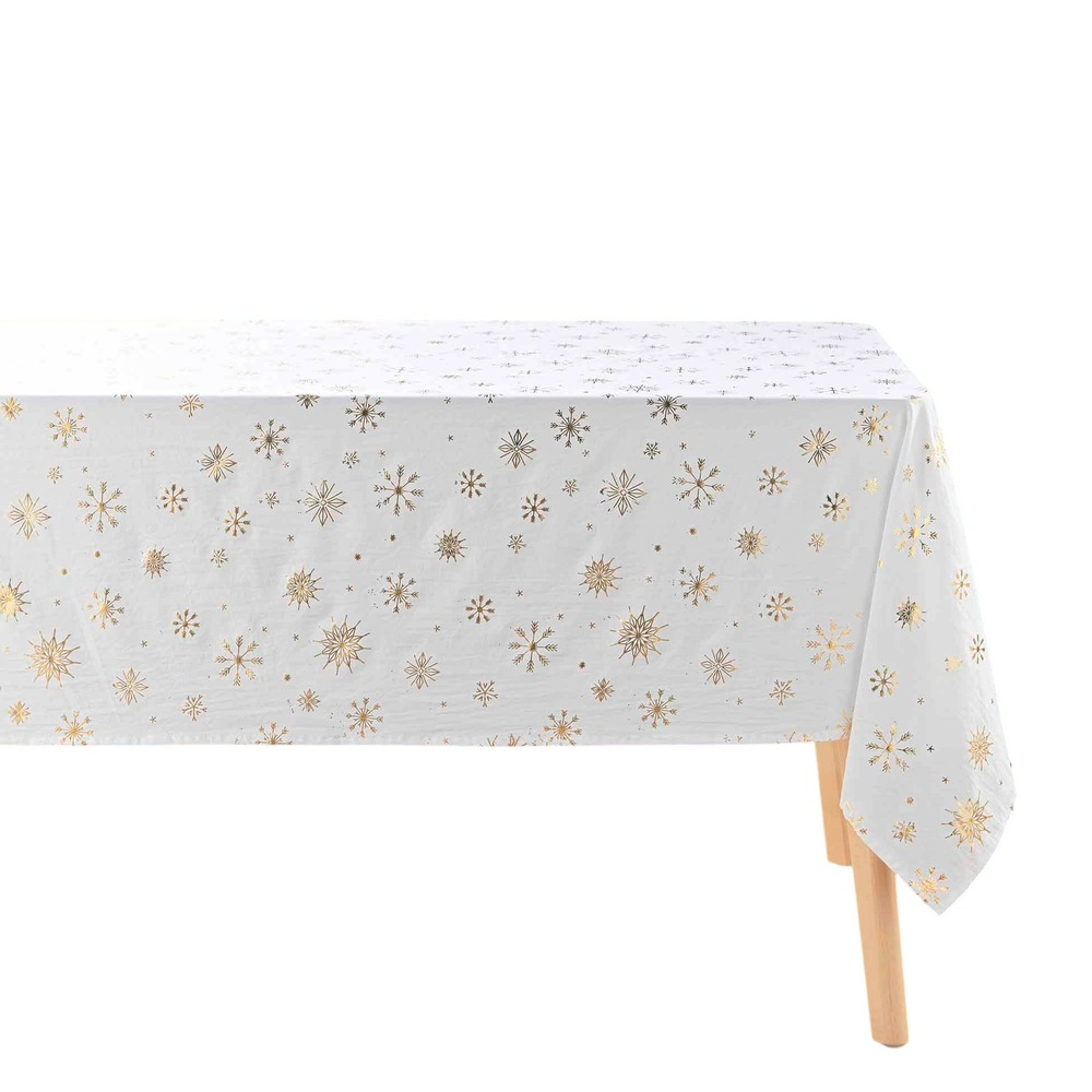 Nappe collection en microfibre astre metalisse