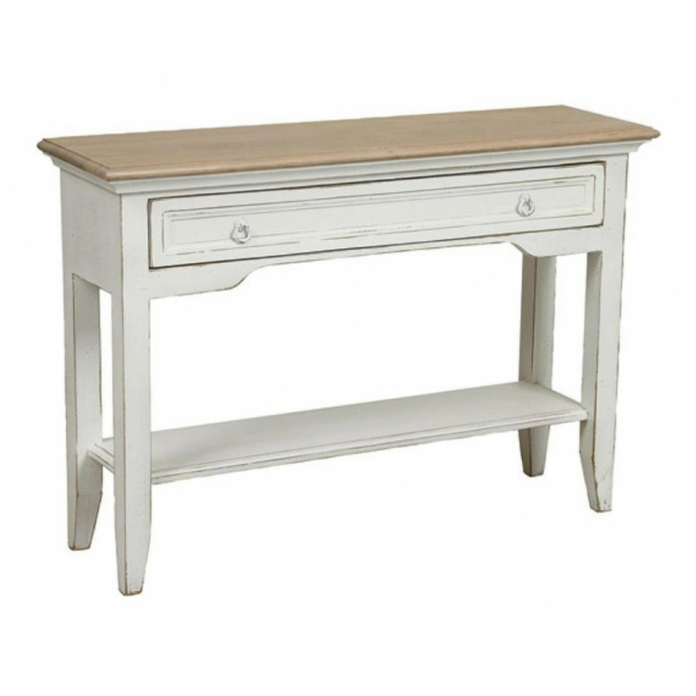 Console bois blanc - esquisse interior's