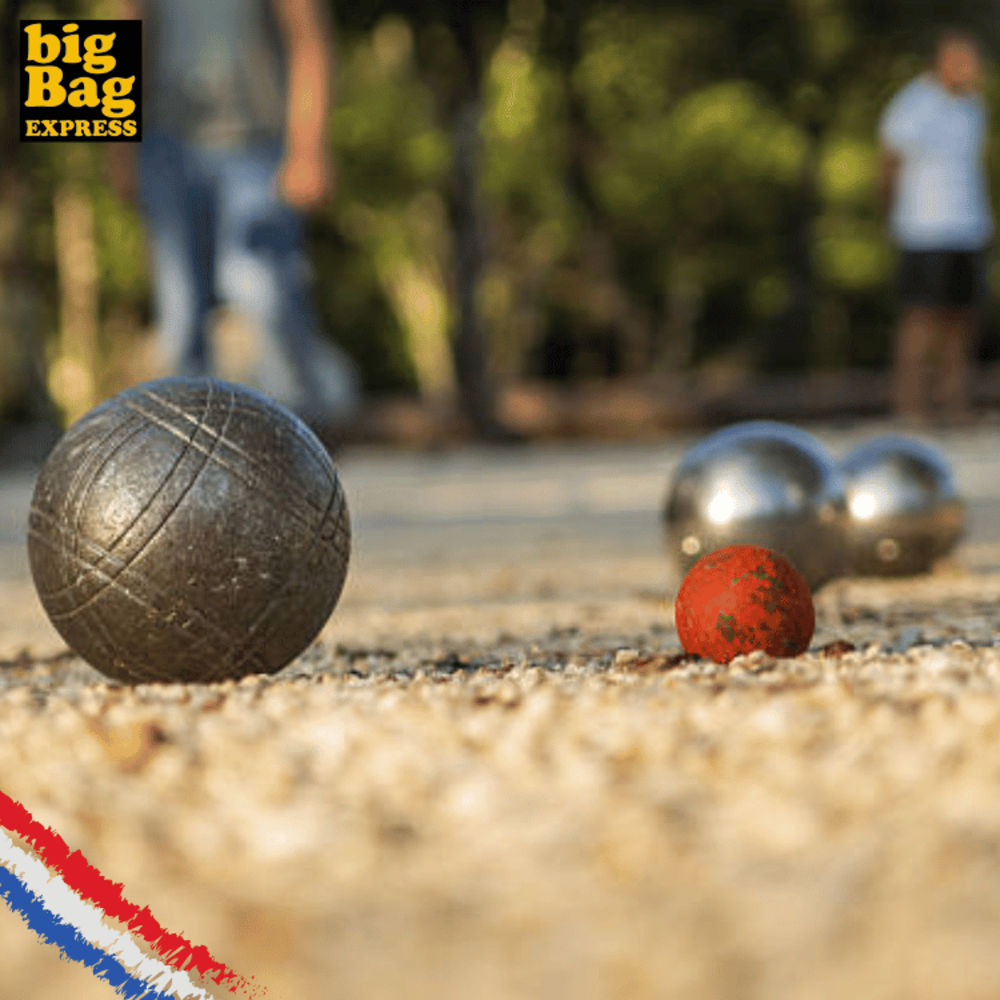 “LE MINI” Pack Terrain de Pétanque BEIGE 12M² (Kit de Traverses + Géotextile + GNT + Sable à Pétanque Beige) - Livraison PREMIUM