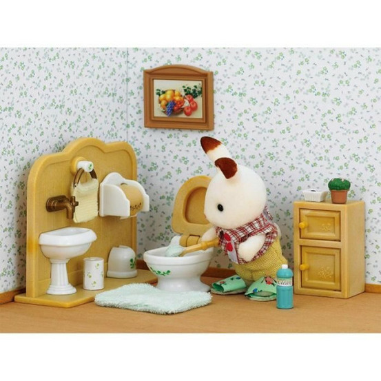 - 5015 - frere lapin chocolat et toilettes - village - mixte - 3 ans+