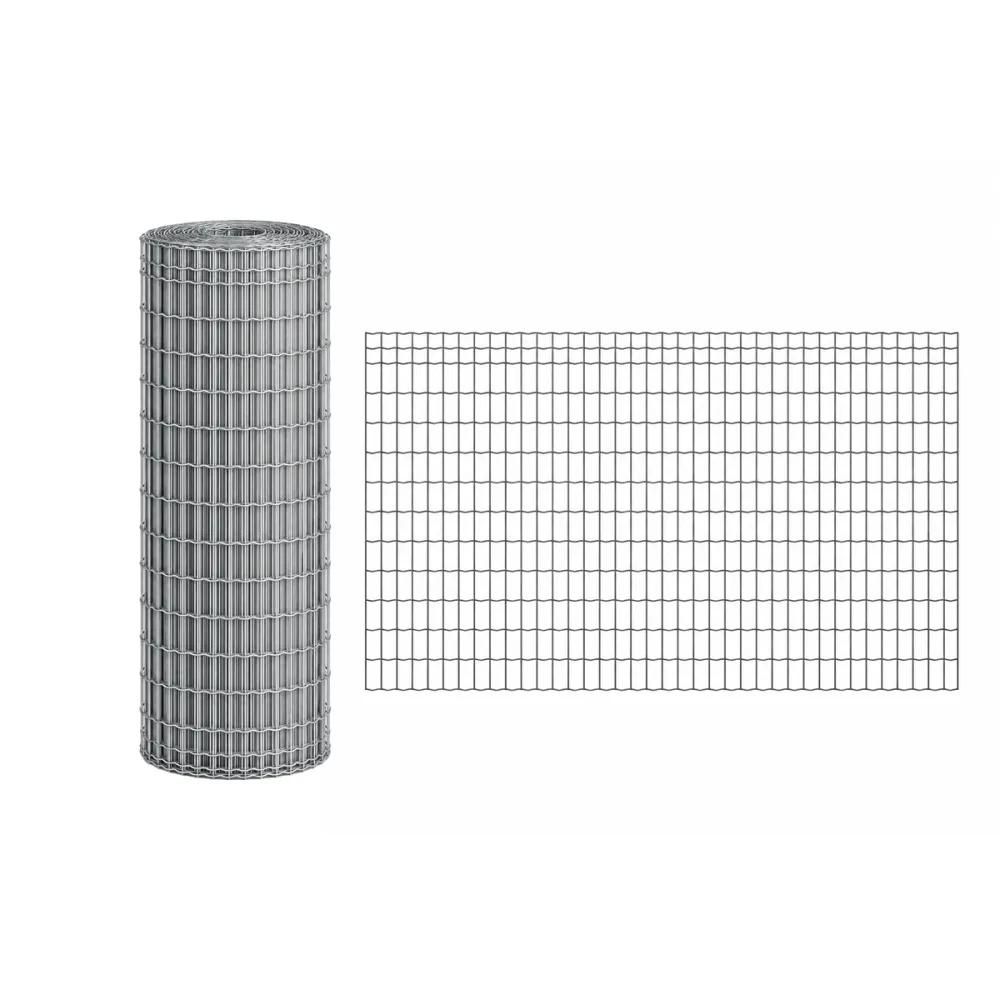 20 m de rouleau grillage soudé pvc - maille 100x50mm - fil 2,1mm - hauteur 1,20 m