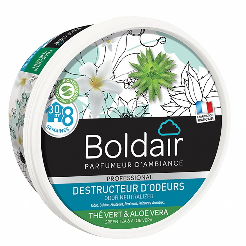 Destructeur d'odeur gel boldair thé vert 300 g