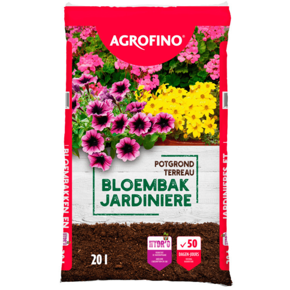 Terreau jardinières agrofino 20l