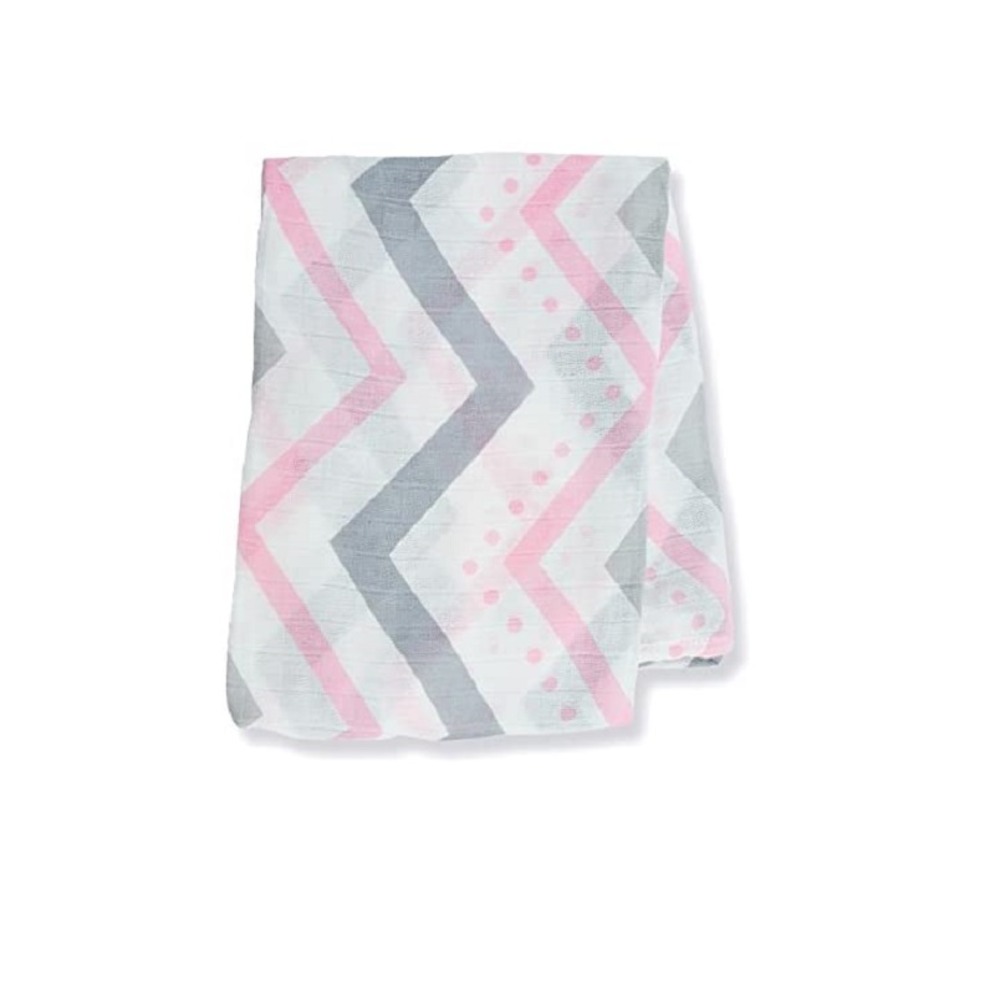 Lange en bambou - chevron rose