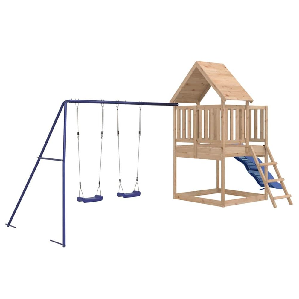 Aire de jeux d'extérieur bois de pin massif
