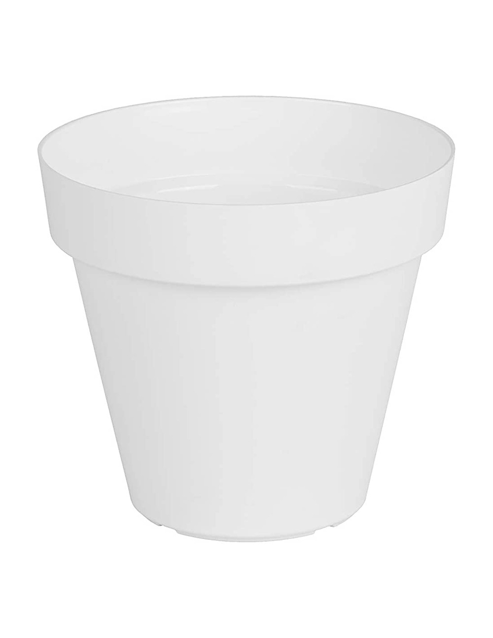 Pot de fleur capri 25cm blanc - eda