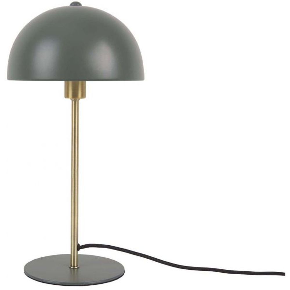 Lampe à poser en métal bonnet 39 cm vert et noir