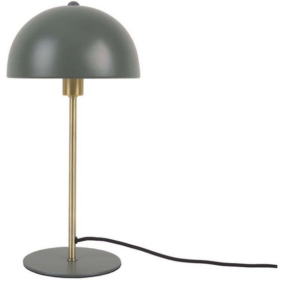 Lampe à poser en métal bonnet 39 cm vert et noir