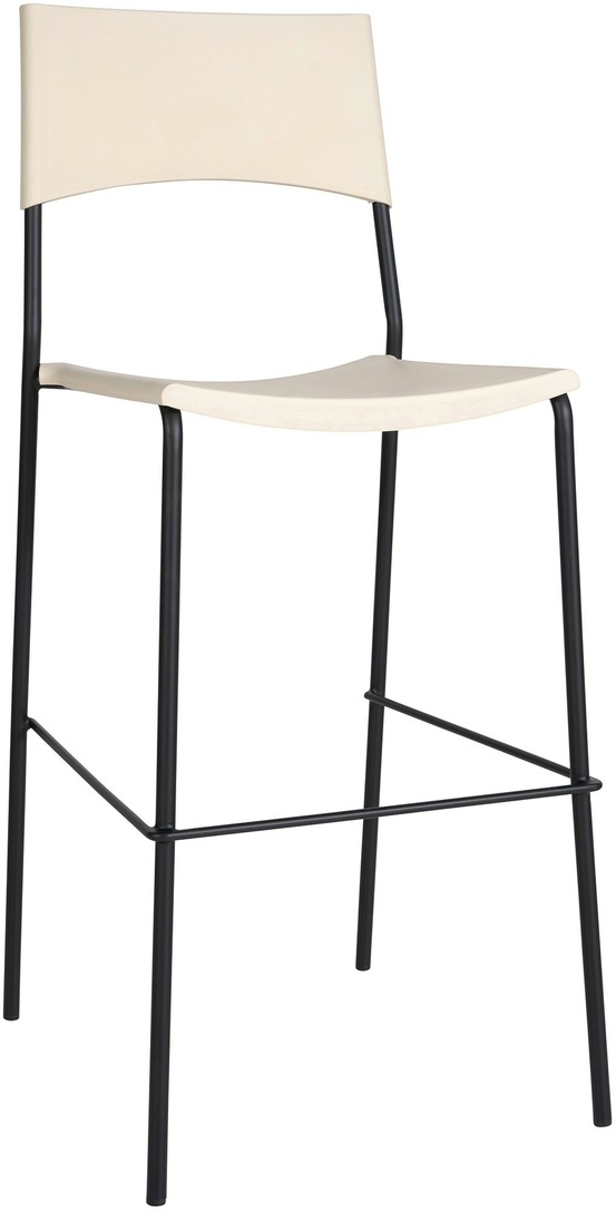 Tabouret de bar genoa noir