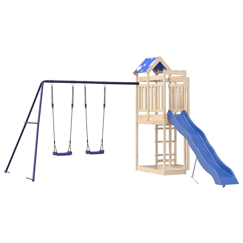 Aire de jeux d'extérieur bois de pin massif