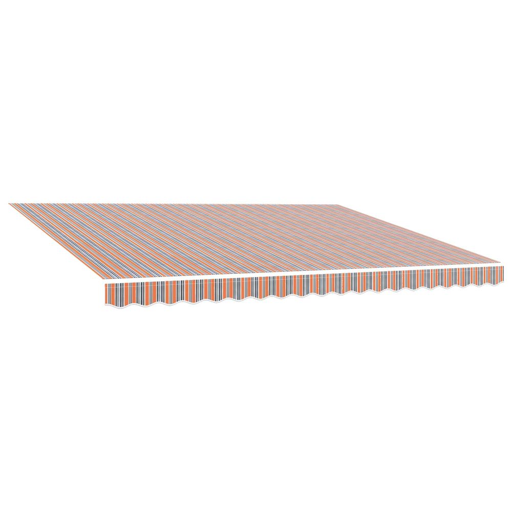 Tissu de remplacement pour auvent multicolore 600x350 cm polyester