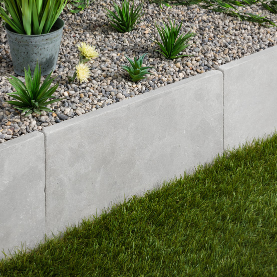 Bordure de jardin pierre de l'atlas gris 60x40x3 cm (à l'unité) - ro'ma nature