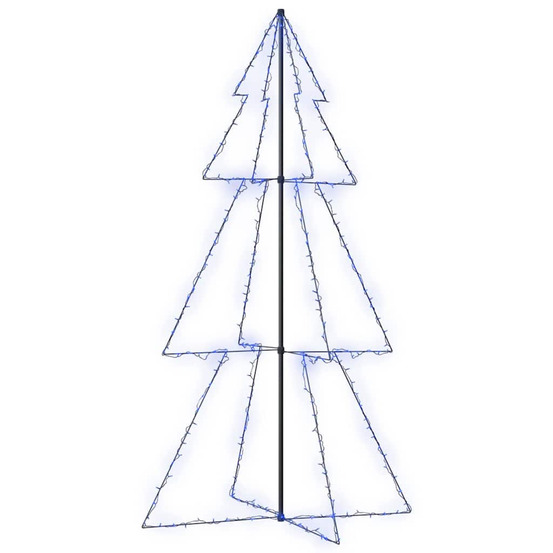 Arbre de noël cône 300 led d'intérieur/d'extérieur 120x220 cm