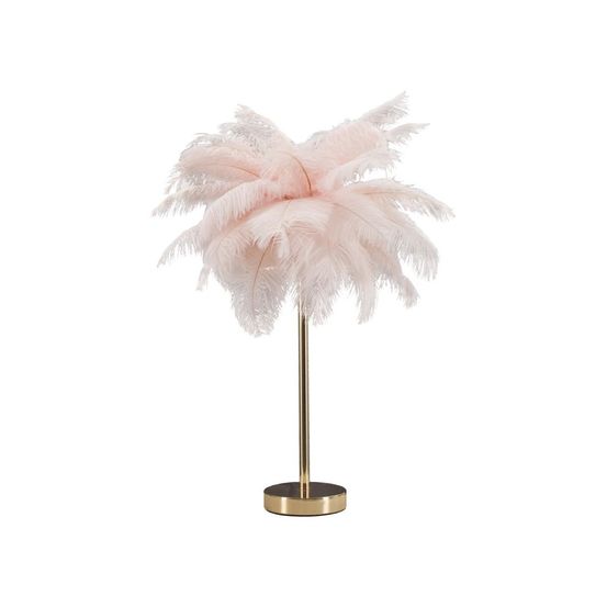 Lampe à poser imitation plume