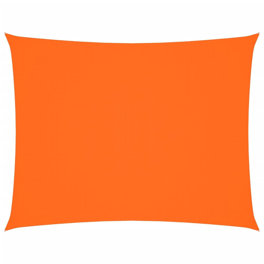 Voile de parasol tissu oxford rectangulaire 2,5x4 m orange