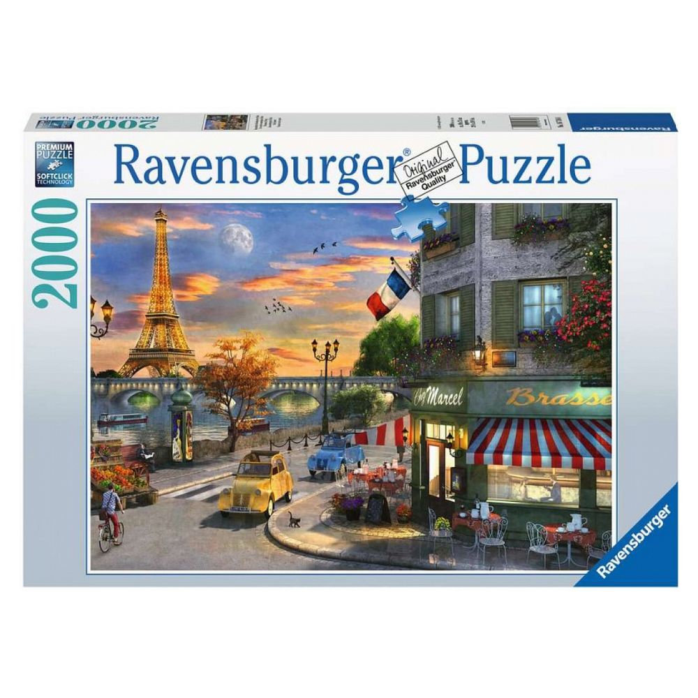 Puzzle soiree romantique a paris 2000 pieces