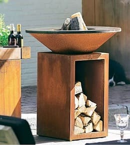 braséro au bois
