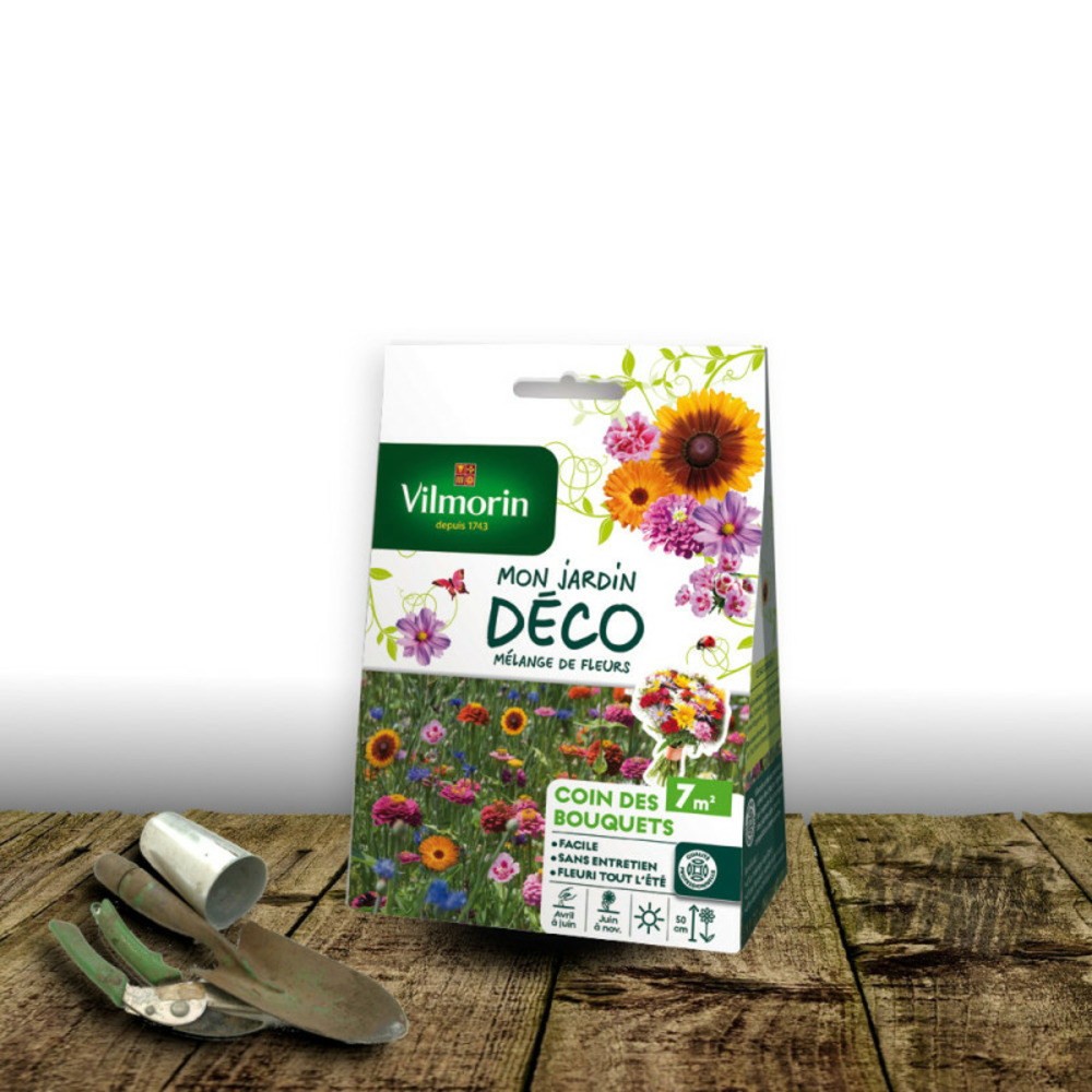 Graines en mélange - coin bouquets - vilmorin sachet 7 m²