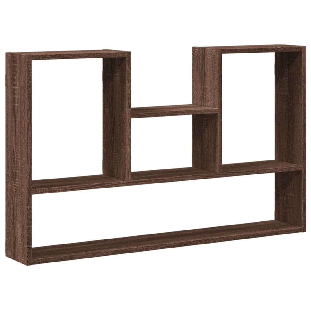 Étagère murale chêne marron 99x15x60 cm bois d'ingénierie