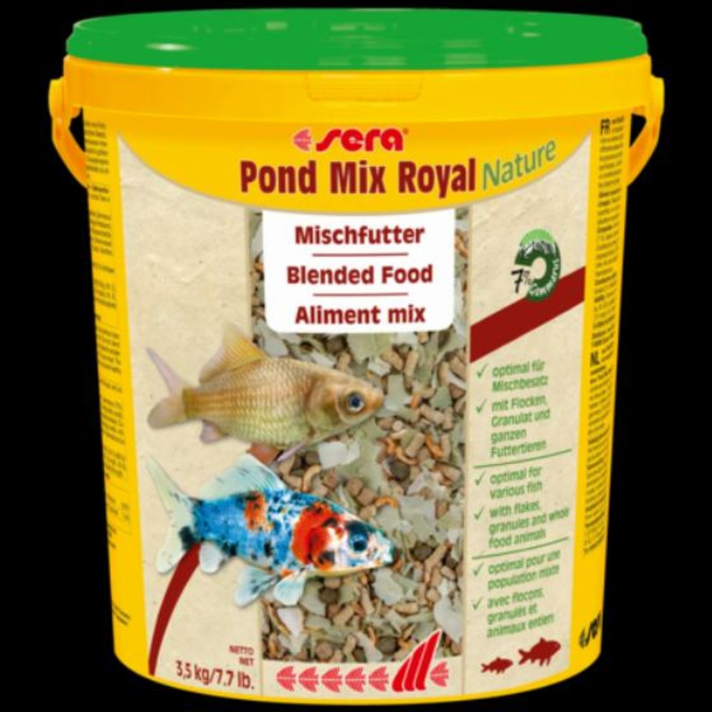 Nourriture pour poissons mixte pond mix royal sera - 21l