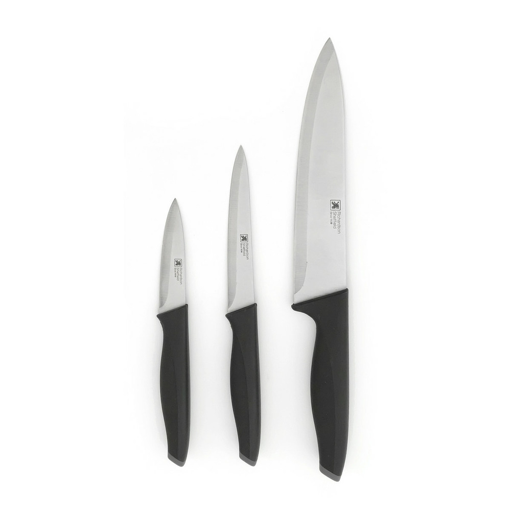 Advantage - set 3 pièces lames inox office, utile et chef