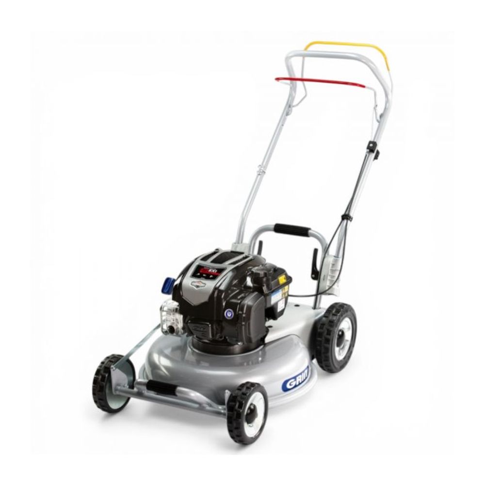 Tondeuse thermique professionnelle mulching, moteur briggs & stratton, 1200m² à 3000m² - grin hm53a