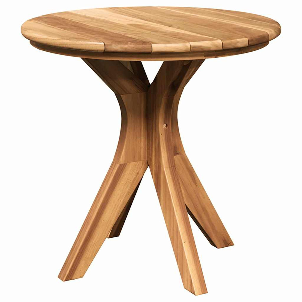 Table d'appoint marron 55 x 55 x 51 cm bois de teck massif