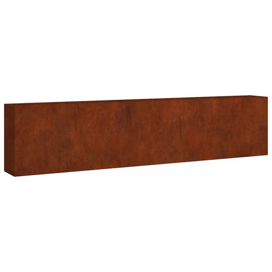 Lit surélevé de jardin 360x40x80 cm acier corten