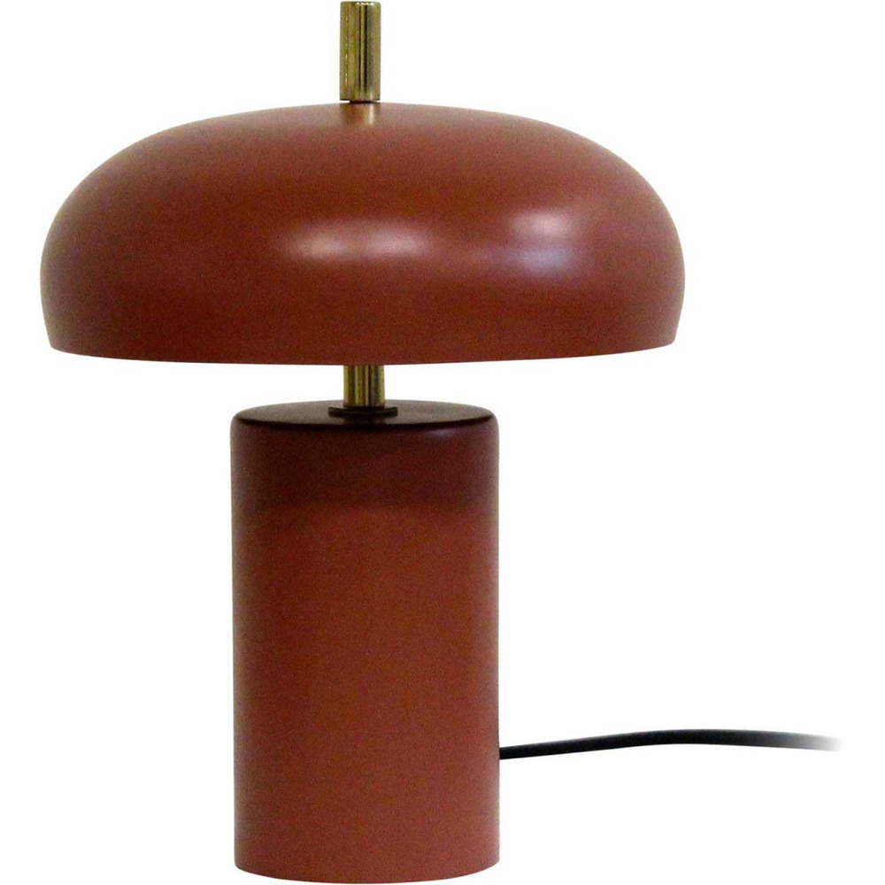 Lampe à poser en métal joya rouge ocre