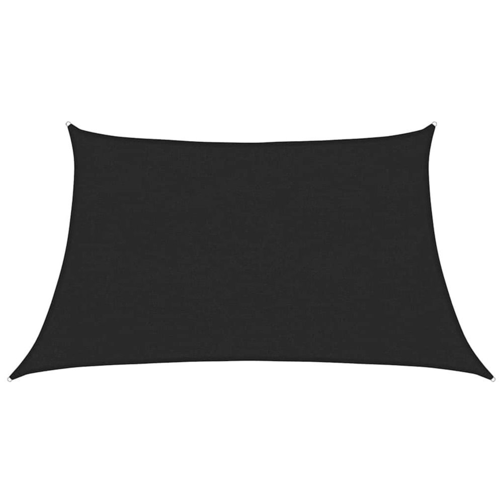 Voile d'ombrage 160 g/m² noir 3/4x2 m pehd