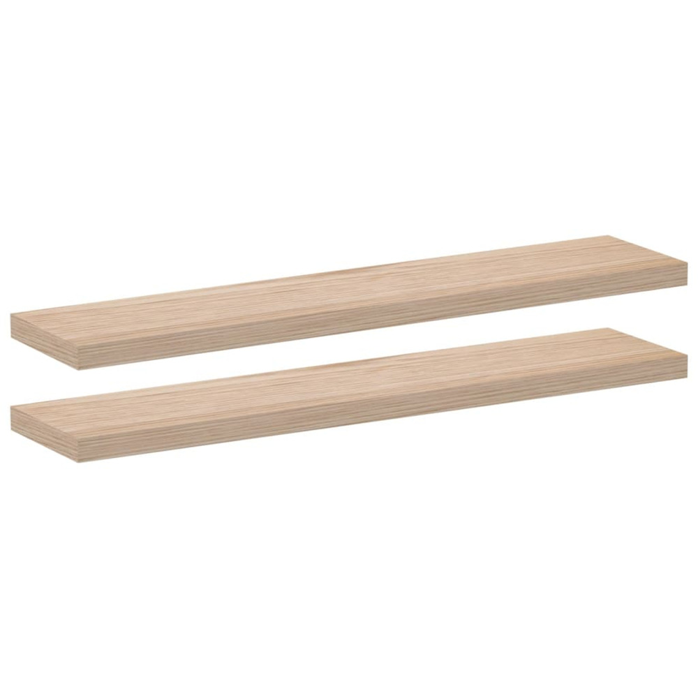 Étagères flottantes 2 pcs 110x23,5x4 cm bois d'ingénierie