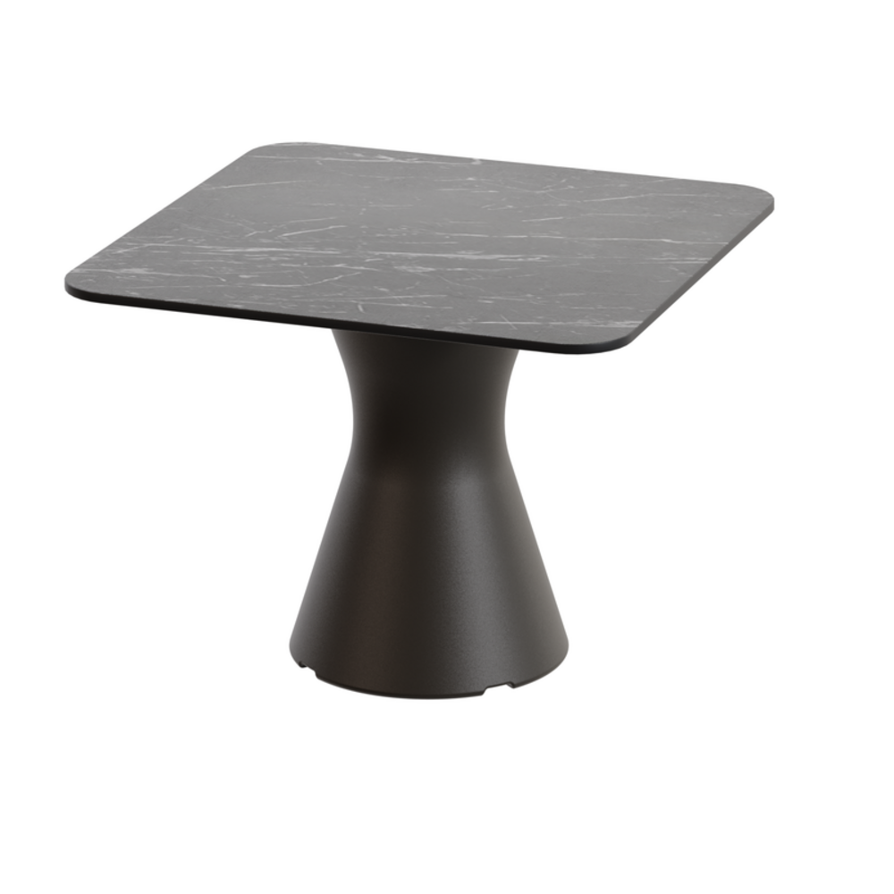 Table basse neocyl plateau effet marbre noir