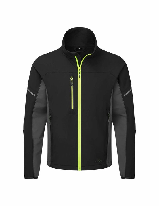 Veste de travail ev4 stretch - xl - noir - portwest