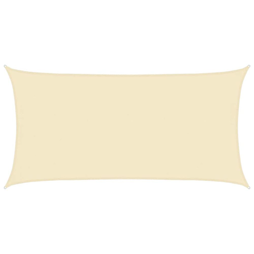 Voile d'ombrage 160 g/m² crème 4x7 m pehd