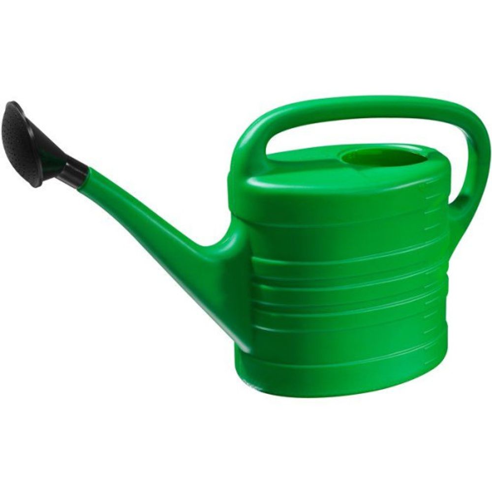 Arrosoir - - 14 l - pomme d'arrosage - vert