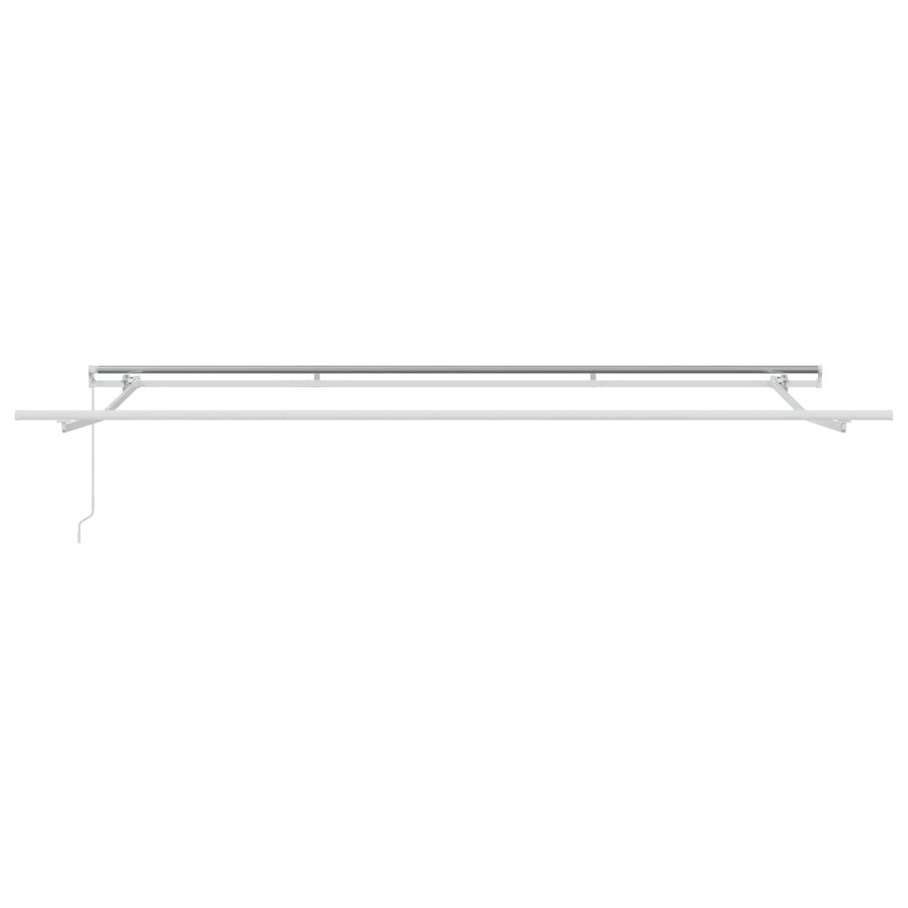 Auvent rétractable vert et blanc 400 × 300 cm