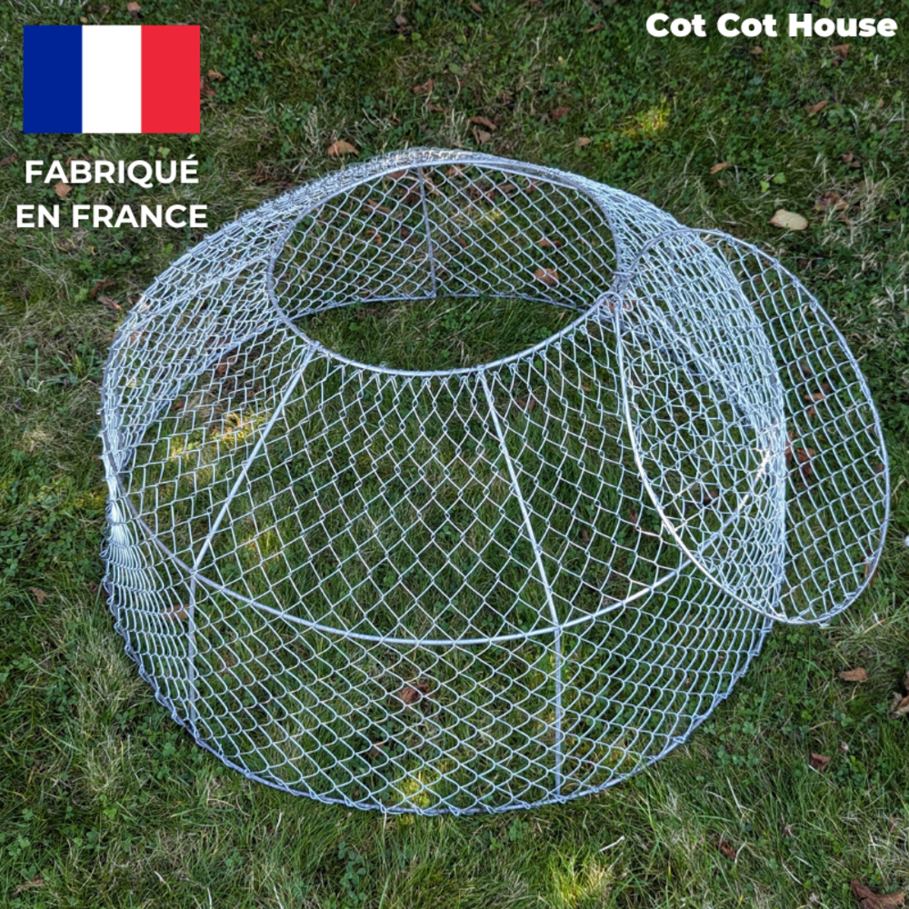 Cage à pâturer ronde fabriquée en bretagne