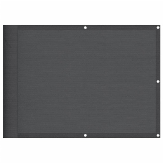 Écran de balcon anthracite 75x700 cm 100% polyester oxford