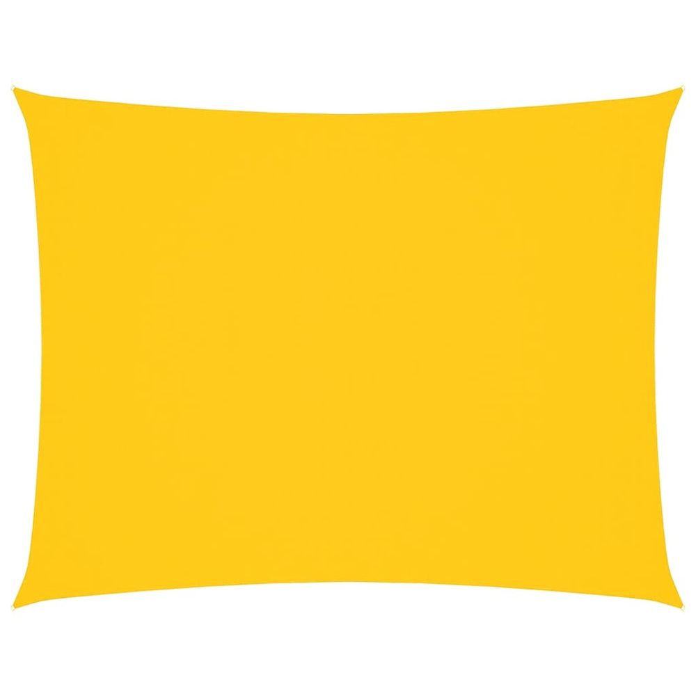 Voile de parasol tissu oxford rectangulaire 3x6 m jaune